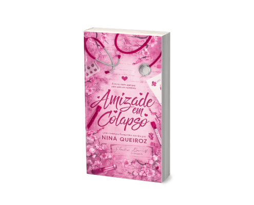 Capa do livro Amizade Em Colapso, de Nina Queiroz